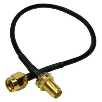 Konektor antenowy AT-SMAm-20-SMAf ROPAM