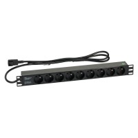 Listwa zasilająca 230V do szafy rack 19" 9GN