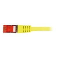 Kabel sieciowy patchcord S/FTP RJ-45 kat.6a LSOH 1m ALANTEC kolor żółty