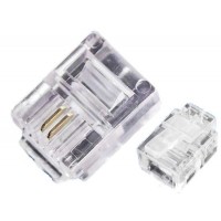 Wtyk modularny RJ11 TEL0010